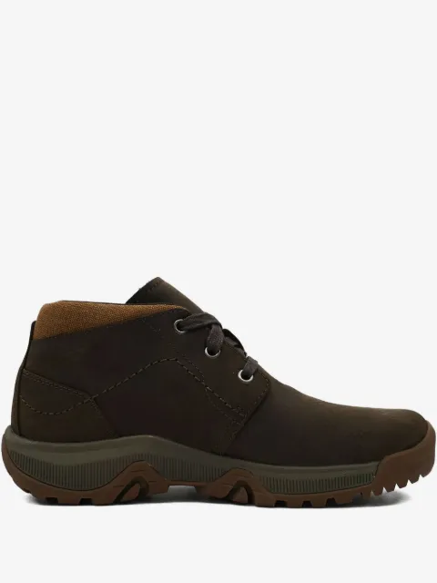 Merrell lace-up leather trainers