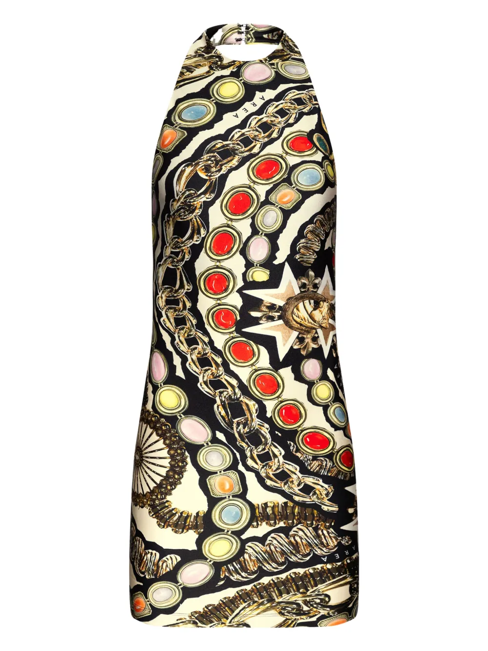 AREA GEMSTONE-PRINT MINIDRESS