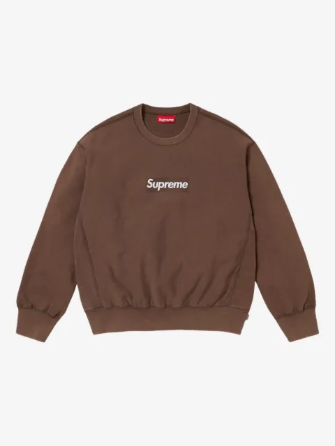 Supreme sweat 'SS 25 - Brown' à logo délavé