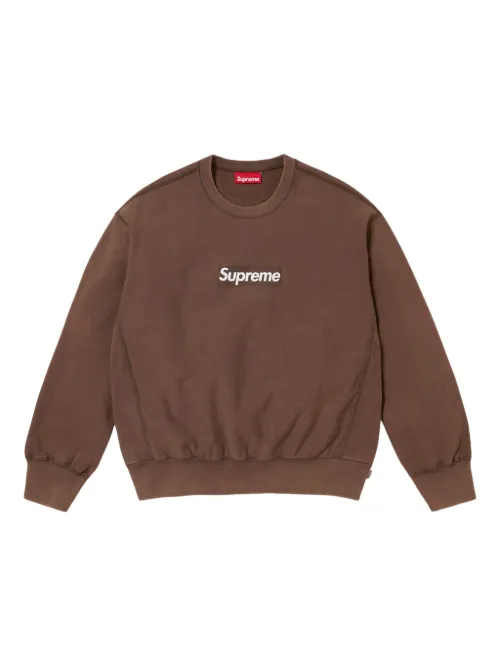 Sweat 'SS 25 - Brown' à logo délavé - Supreme - Modalova