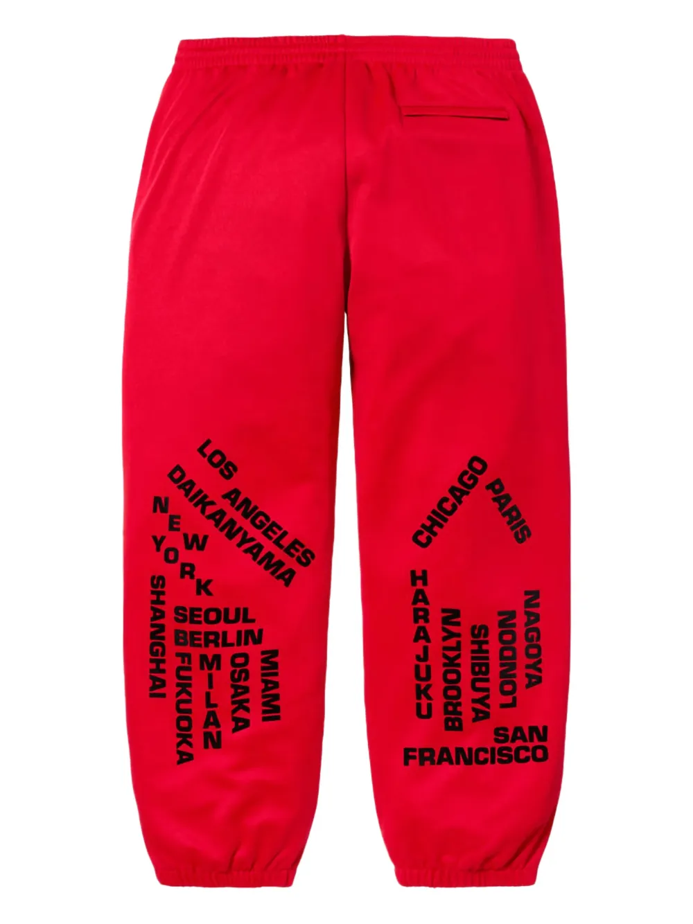 Supreme Worldwide SS 25 - Red trainingsbroek - Rood