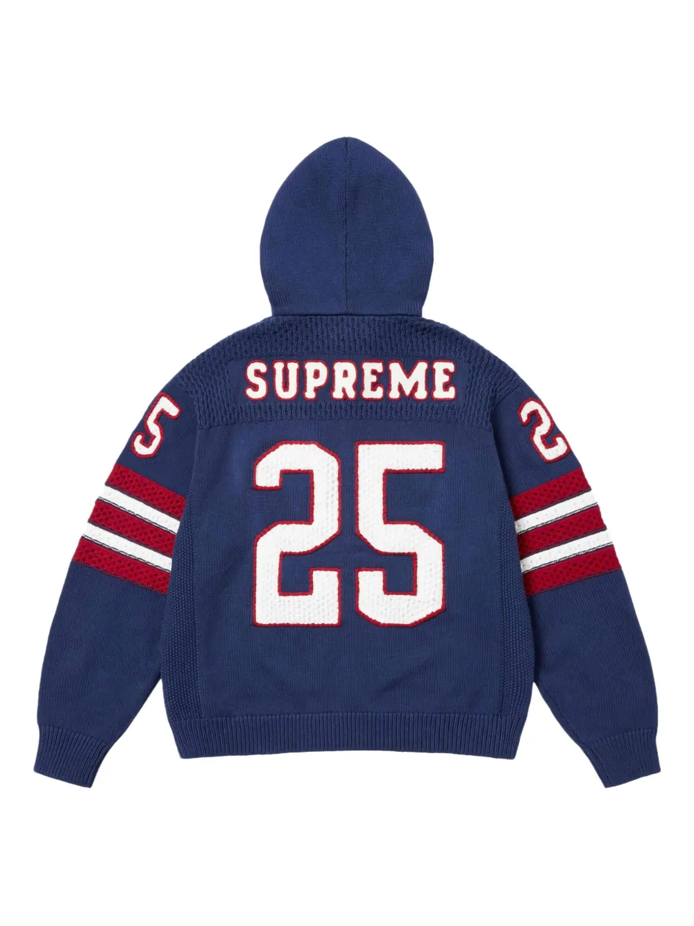 Supreme Sport "SS 25 Navy" hoodie met rits Blauw