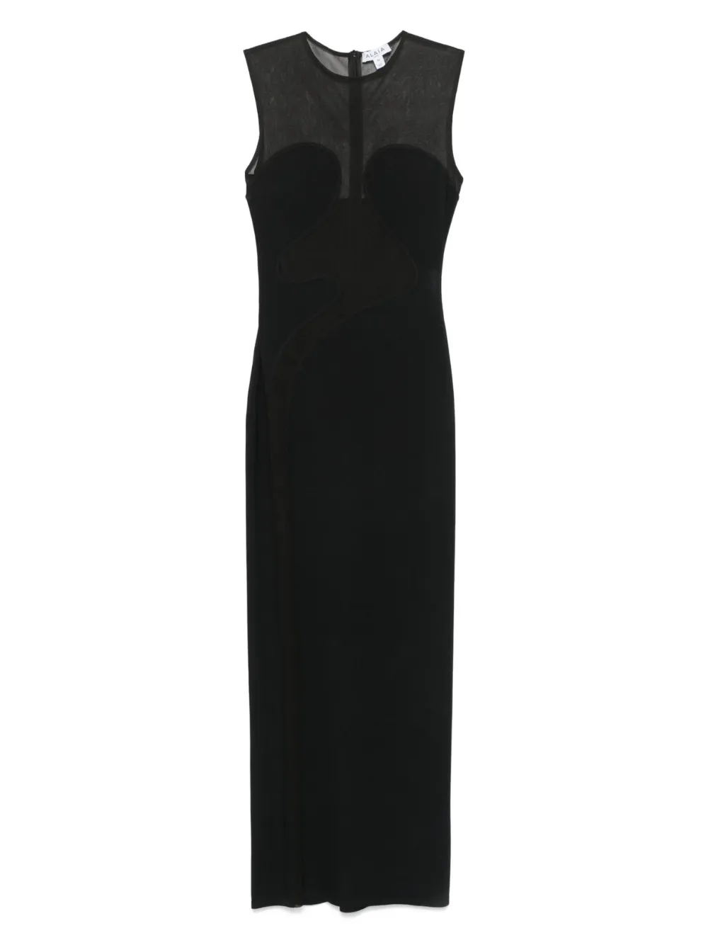 Alaïa silk midi dress | Black | Image 1