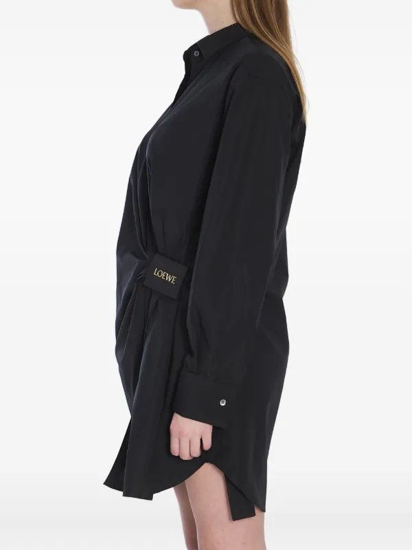 Loewe Shirt Dress - Black