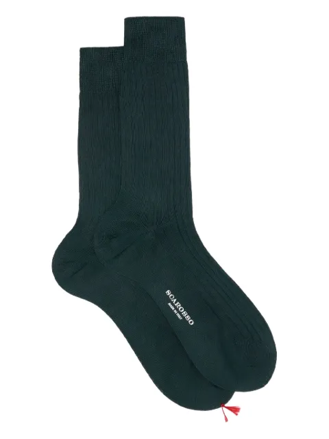 Scarosso ribbed knee-high socks