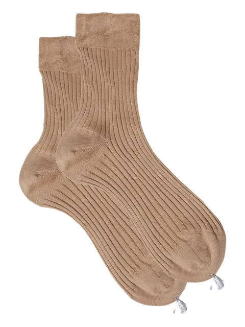 Scarosso calcetines tejidos de canalé