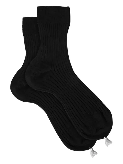 Scarosso ribbed ankle socks