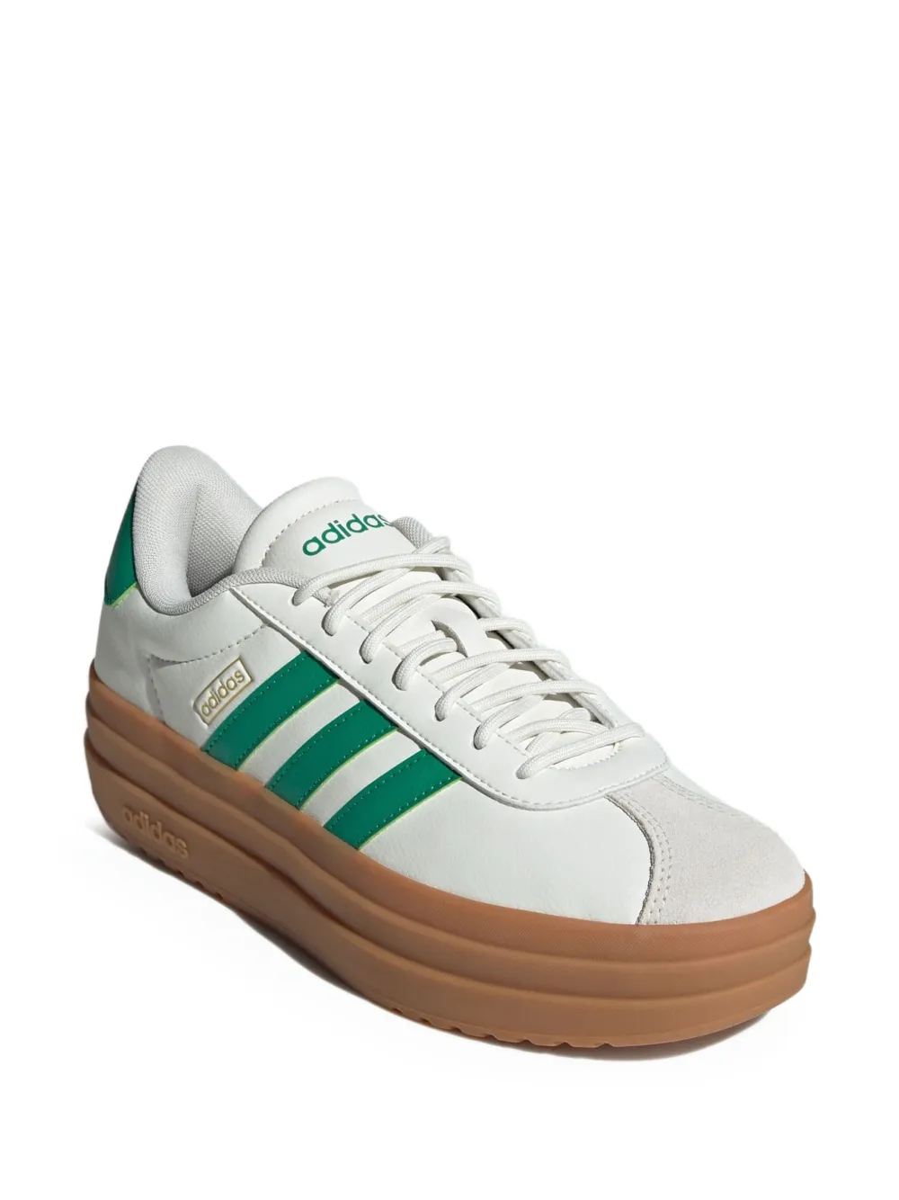 adidas VL Court Bold "Core White Court Green Gold Metallic" sneakers