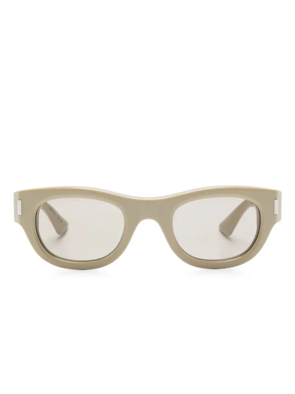 NEW SL761 003 SAINT LAURENT SUNGLASSES UNISEX ROUND GREEN EYEWEAR Saint Laurent | Accessories | New Sl76 03 Saint Laurent  main image 4
