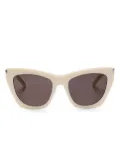 Saint Laurent Eyewear Kate sunglasses - White