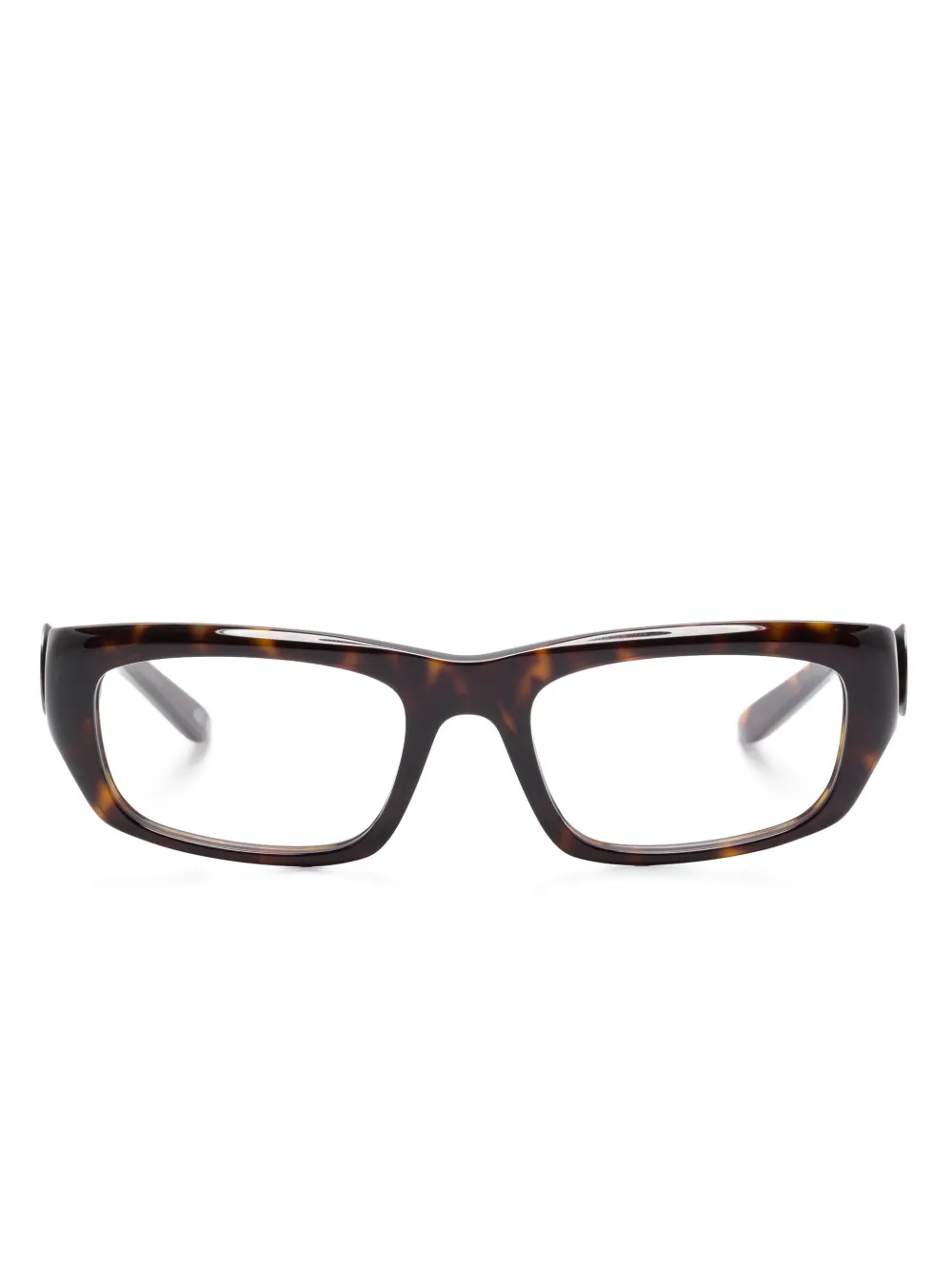 Balenciaga Eyewear lentes con armazón rectangular | marrón | Image 1