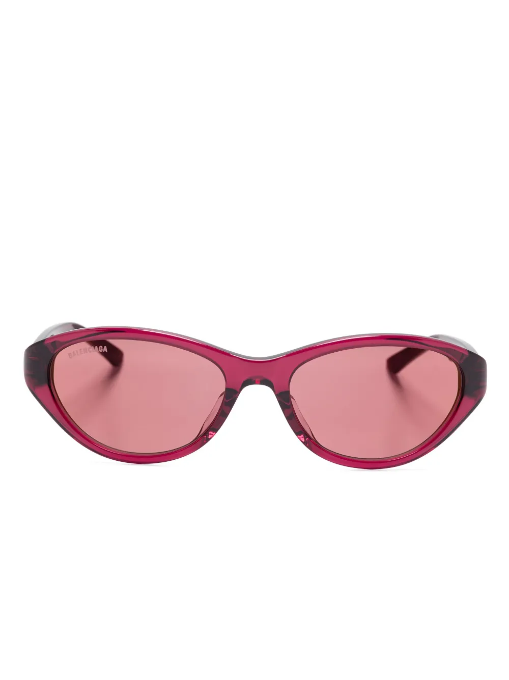 Balenciaga Eyewear Zonnebril met cat-eye montuur Rood