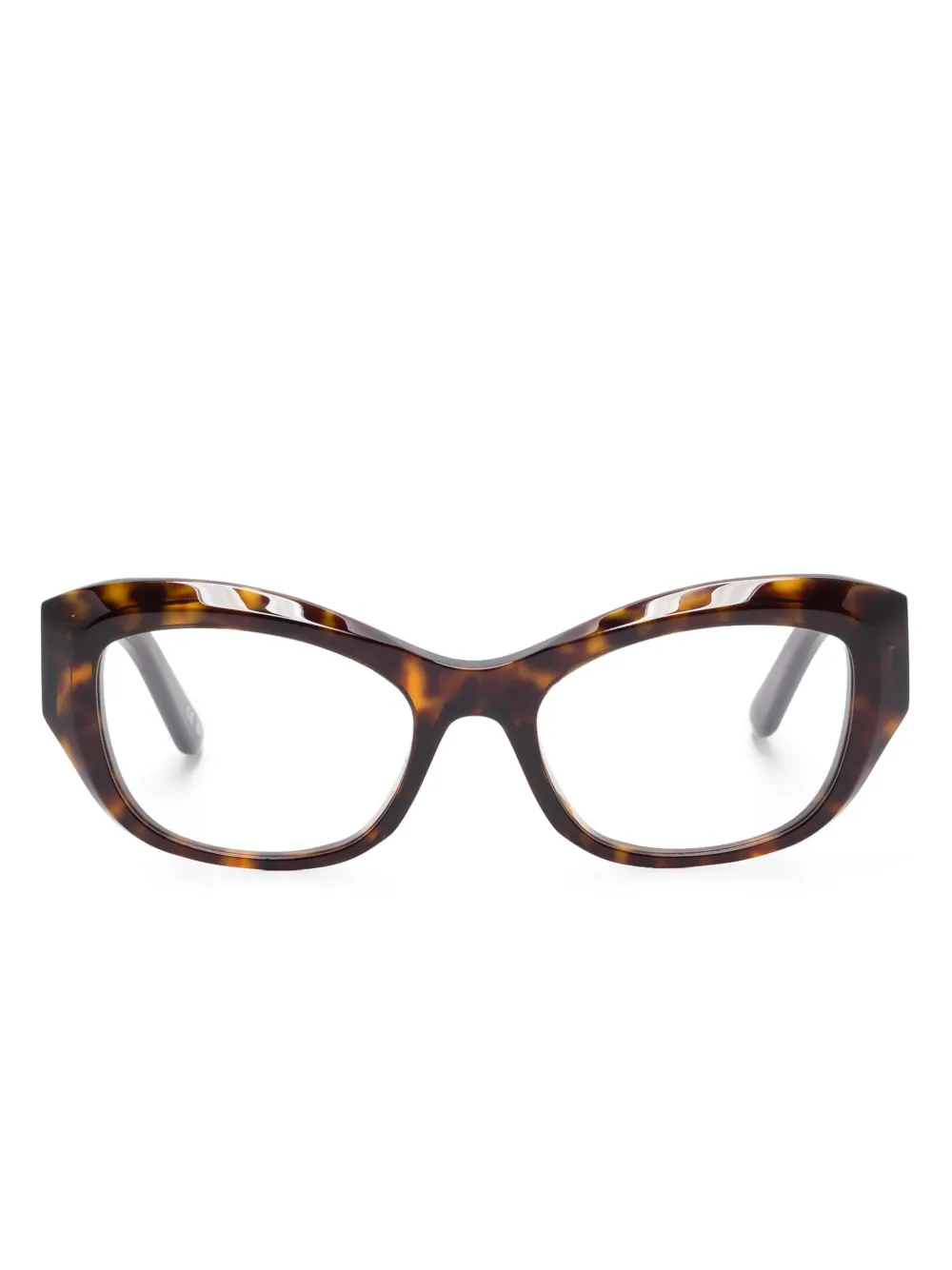 Balenciaga Eyewear Occhiali 0398O - Marrone