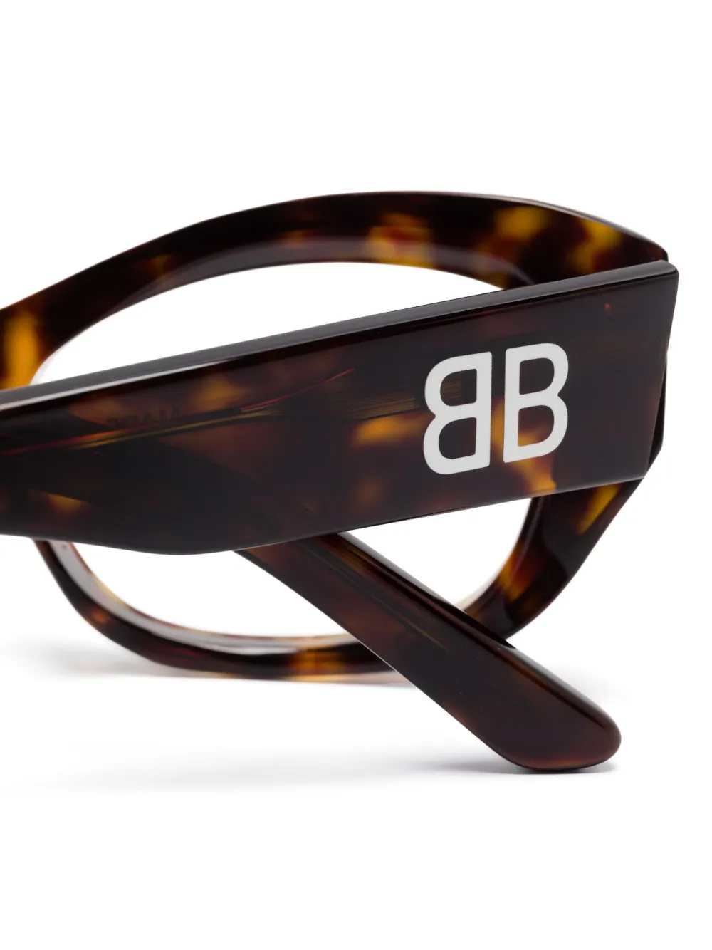 Balenciaga Eyewear 0398O bril Bruin