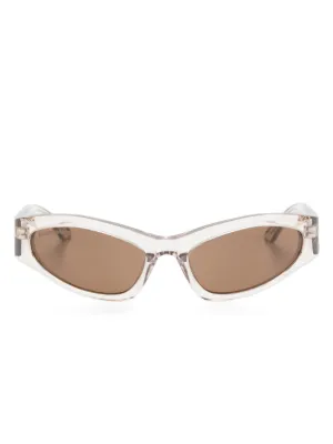 Balenciaga Eyewear Side Xpander キャットアイ サングラス | ブラウン