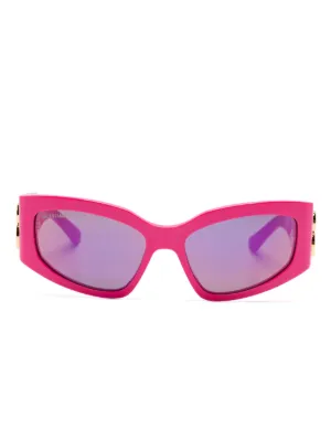 Gucci Eyewear スクエアフレーム サングラス | ピンク | FARFETCH JP