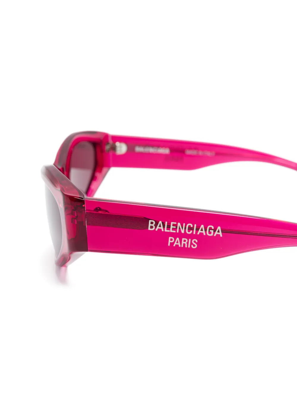 Balenciaga Eyewear Zonnebril met cat-eye montuur Roze