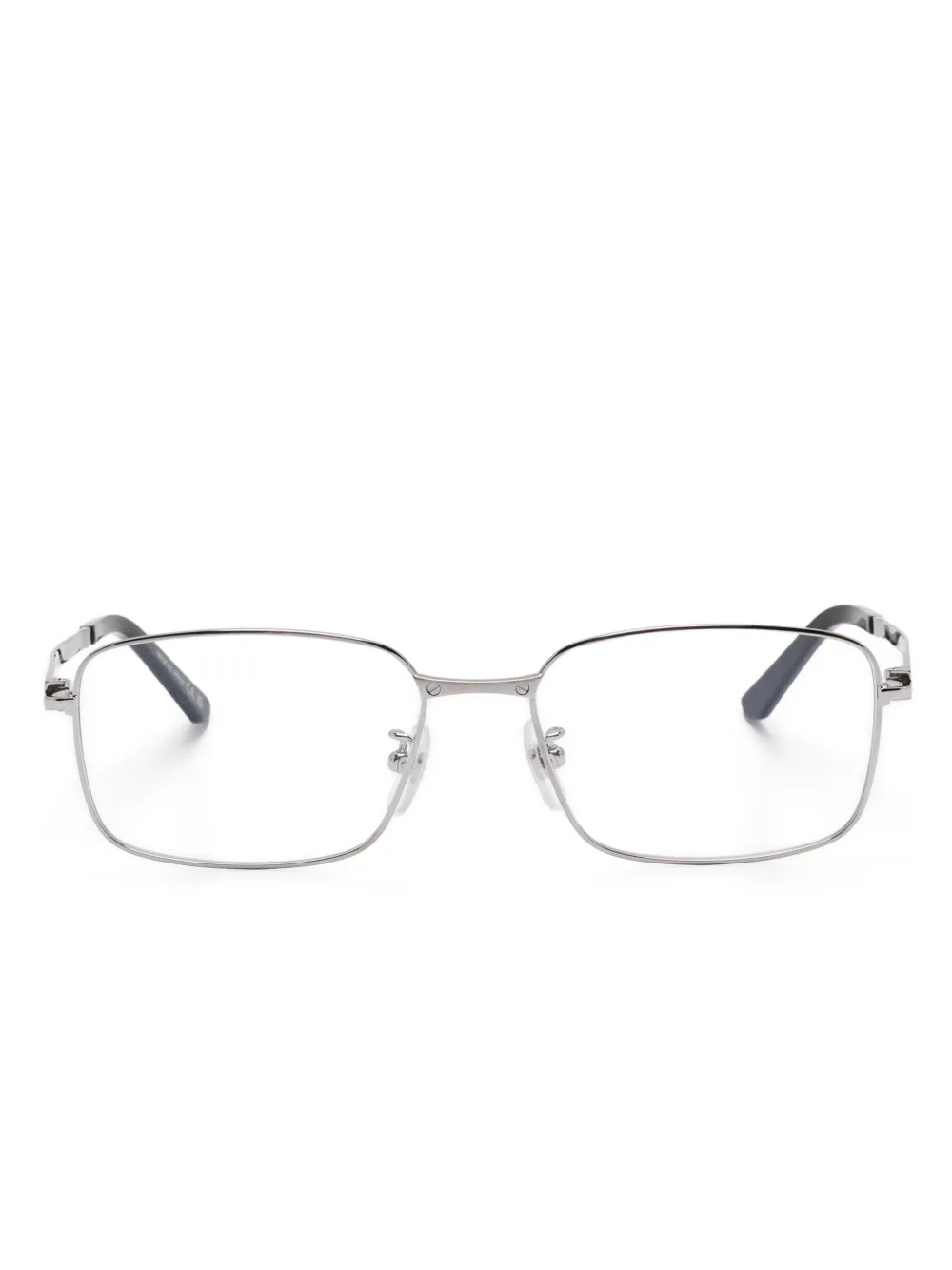 Cartier Eyewear lentes con armazón rectangular | plateado | Image 1
