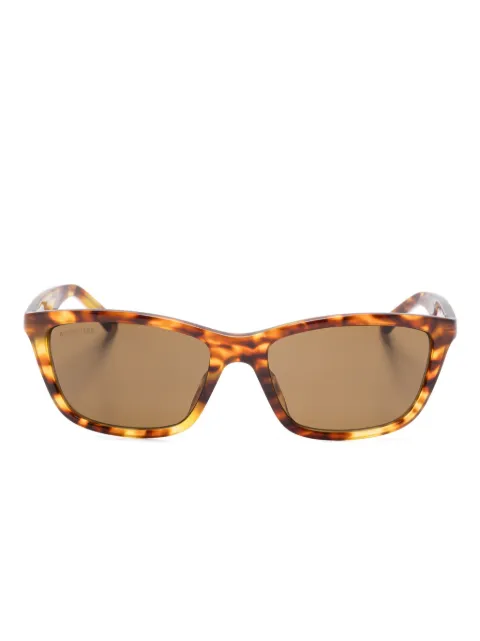 Balenciaga lentes de sol con armazón envolvente