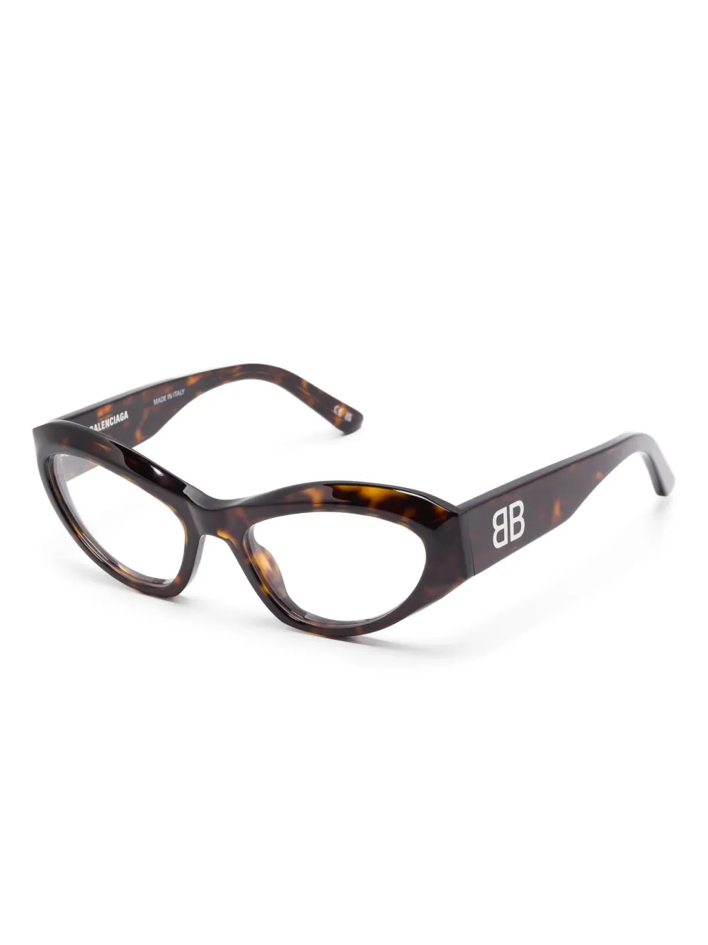 Balenciaga Eyewear Bril met cat-eye montuur Bruin
