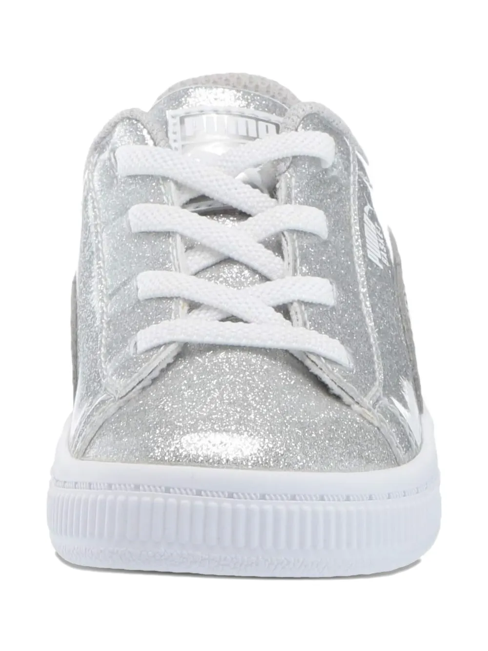 Puma Kids metallic-finish sneakers Grey
