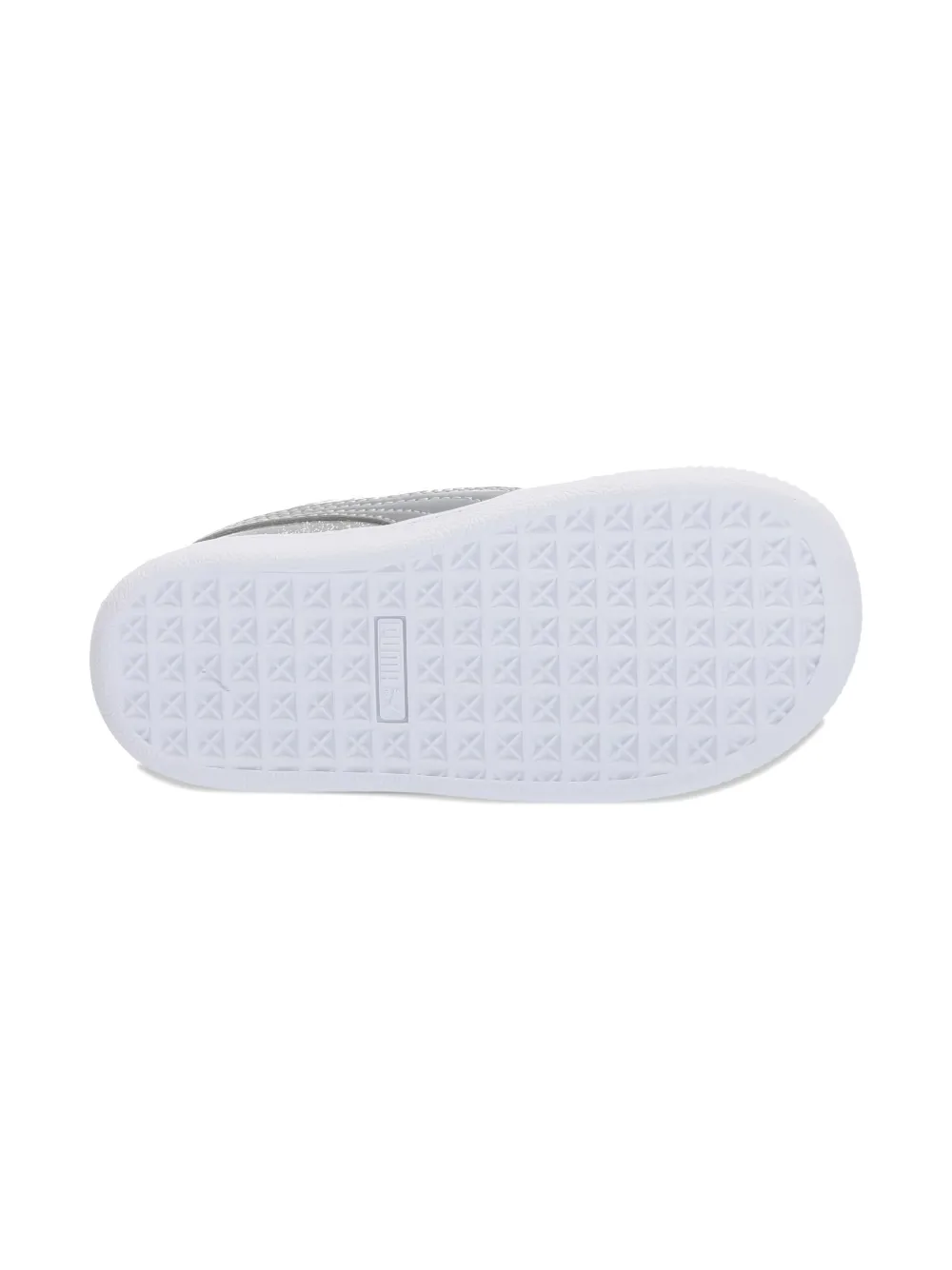 Puma Kids metallic-finish sneakers Grey