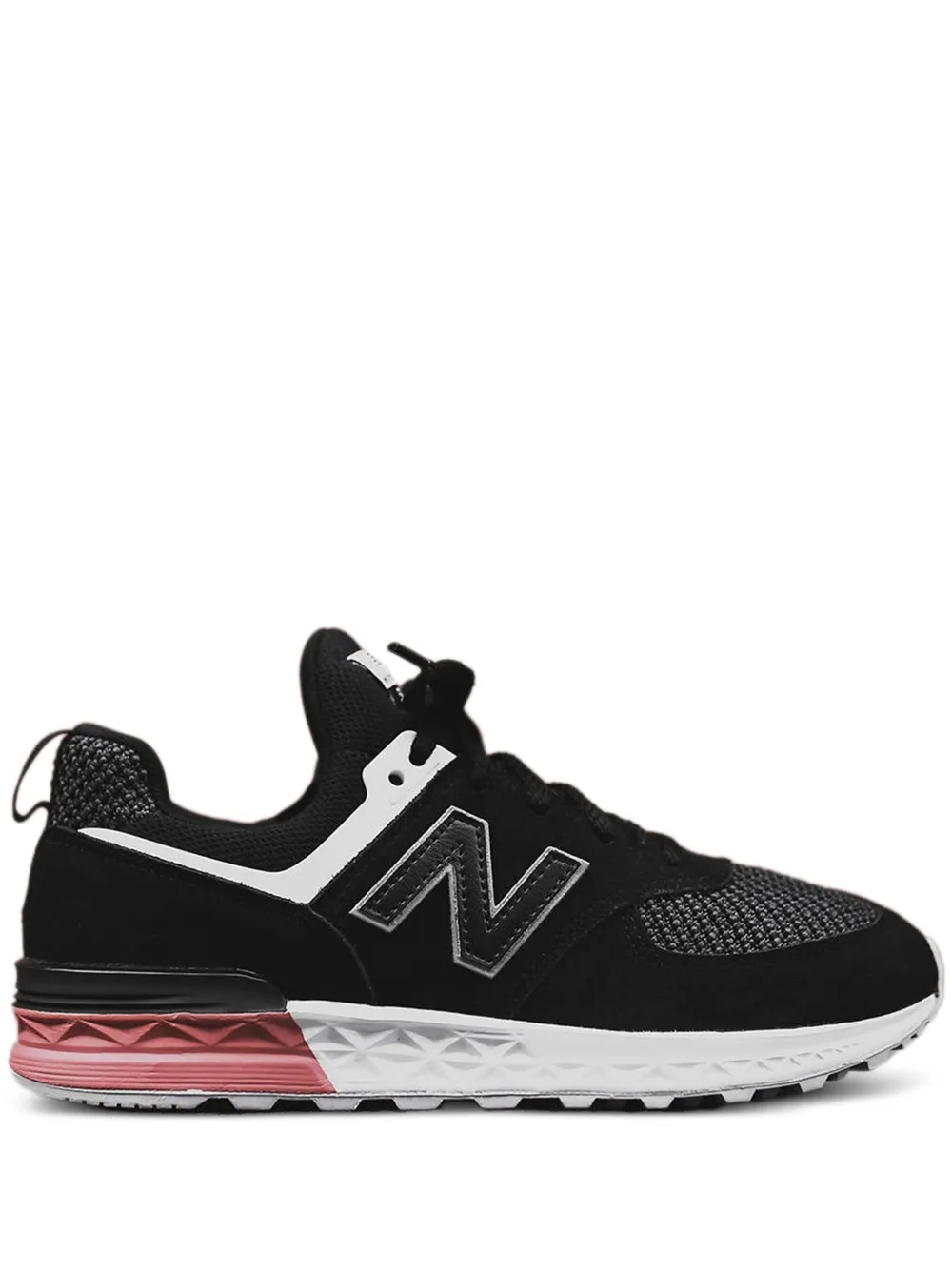 New Balance Kids 574 mesh trainers Black