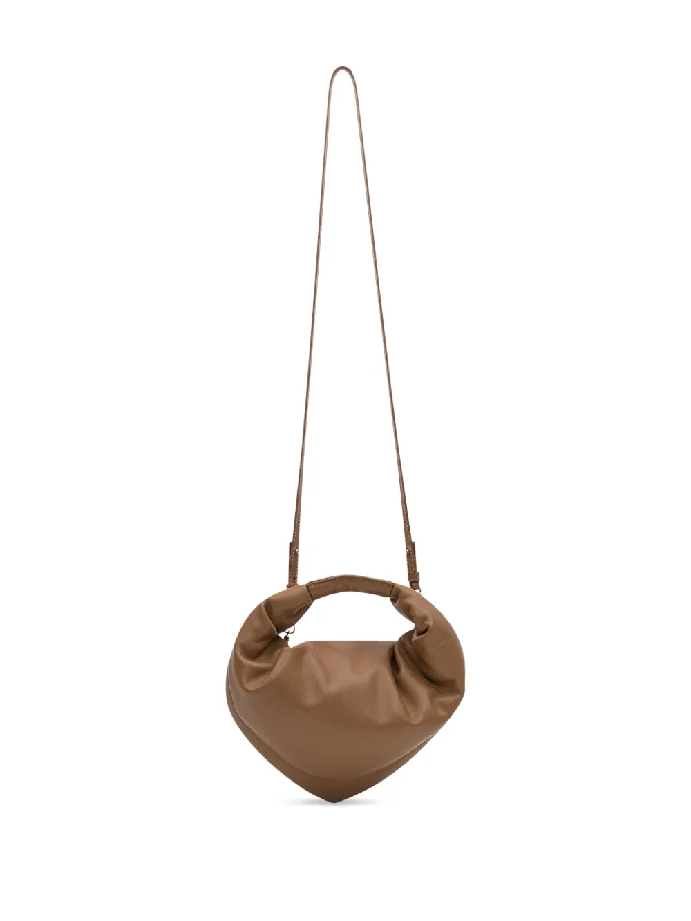 Shop Federico Cina Midi Tortellino Bag In Brown