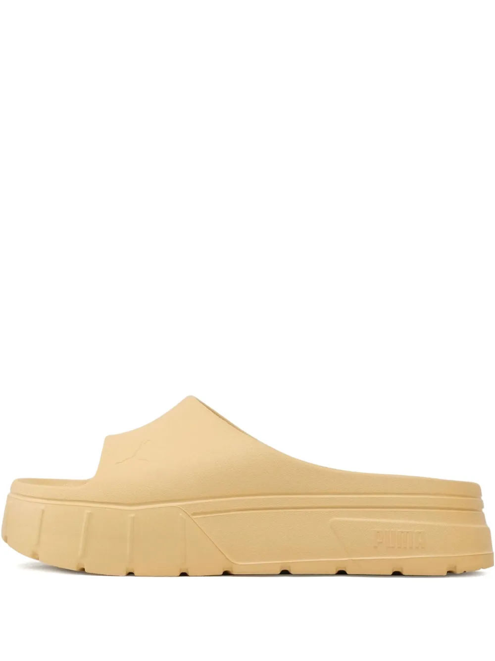 Mayze Stack Injex "Light Straw" slides