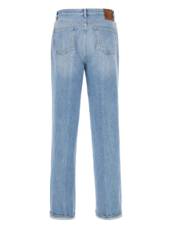 VALENTINO ブルーデニムパンツ 新作 Valentino Garavani シェ ジーンズ | ブルー | FARFETCH JP