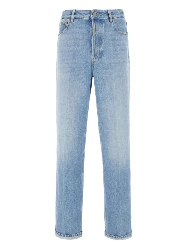 Valentino ストレートデニム Valentino Garavani アンタイトルド スタッズ ストレートジーンズ