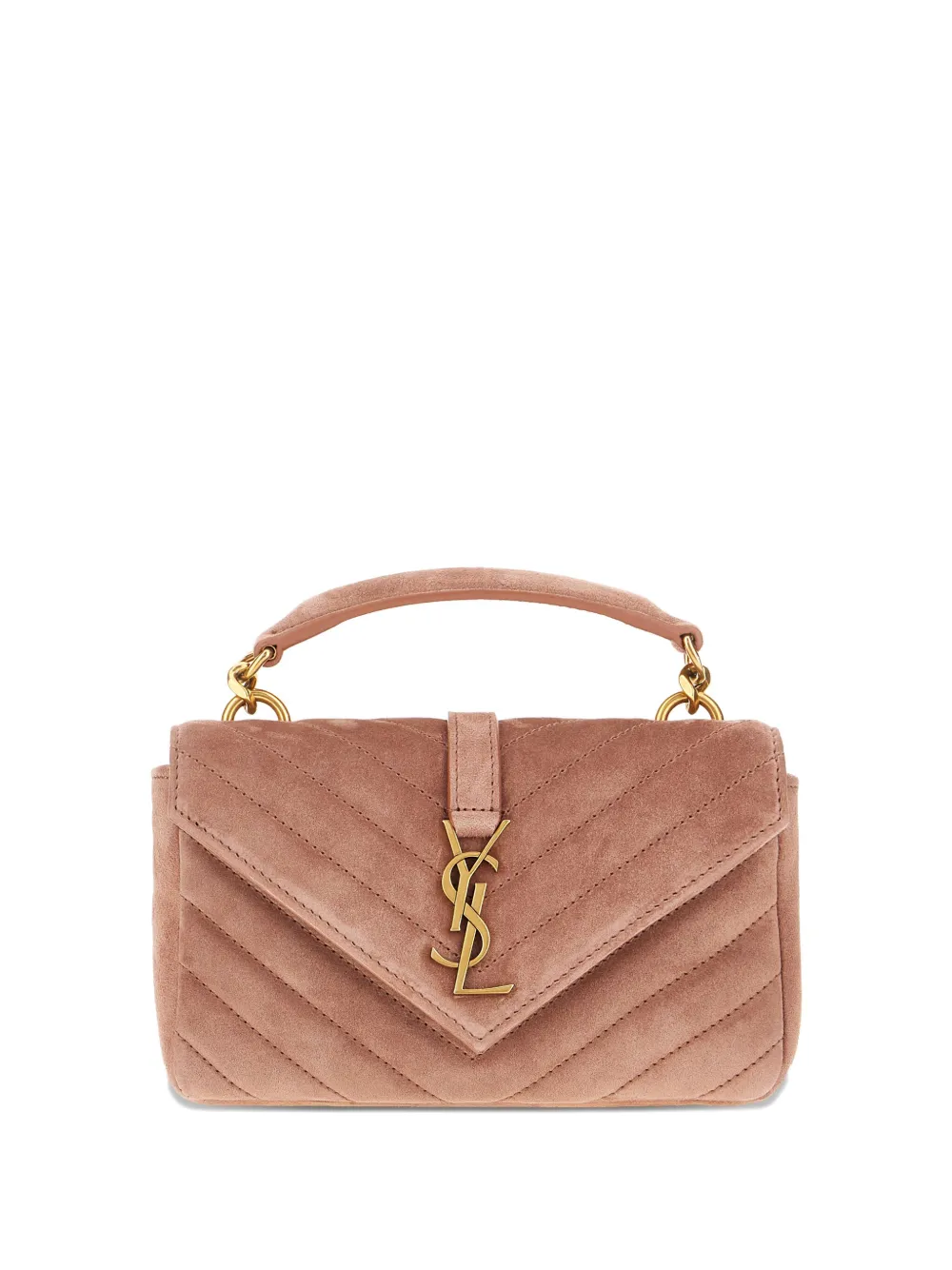 Saint Laurent College kleine schoudertas Roze