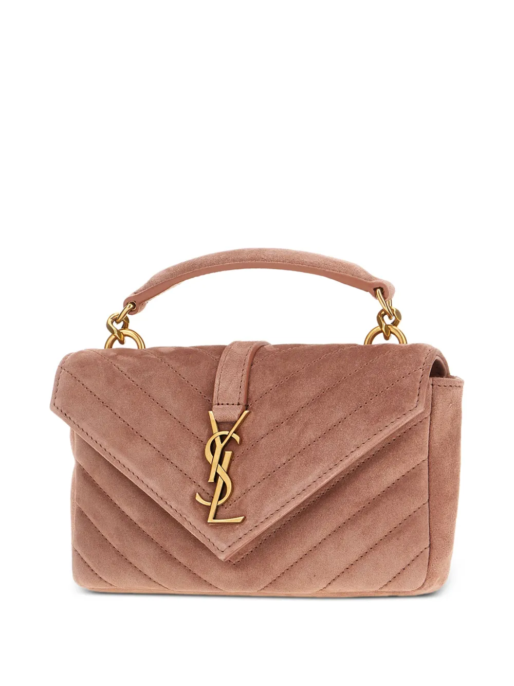 Saint Laurent College kleine schoudertas Roze