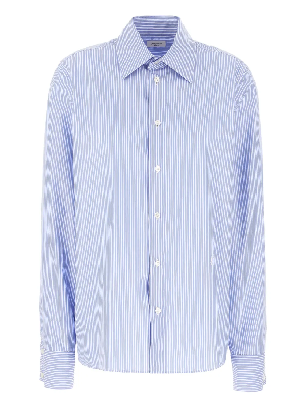 Saint Laurent striped button-up shirt | Blue | Image 1