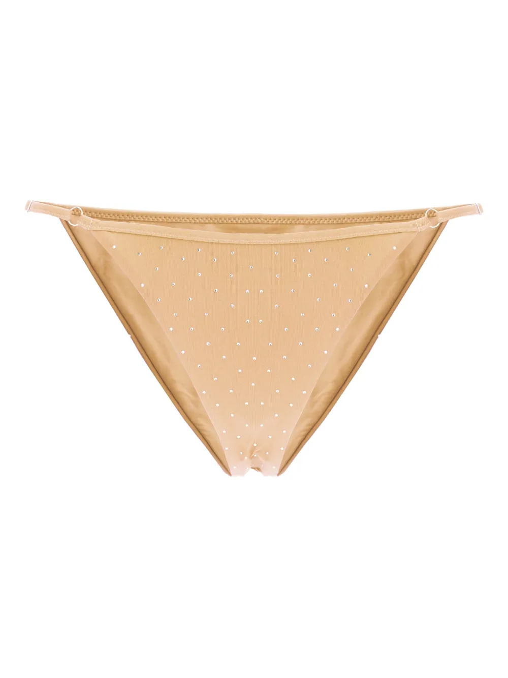 Sundek Crystal-embellished Bikini Bottom In Neutral