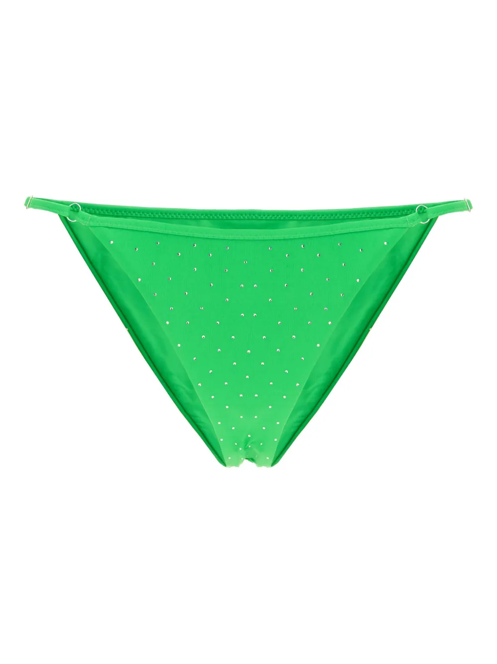 Sundek Keer Crystal-embellished Bikini Bottom In Green