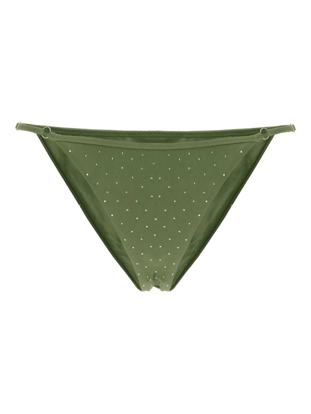 Sundek Bikinislip verfraaid met kristallen Groen
