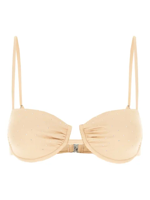 Sundek embellished bikini top