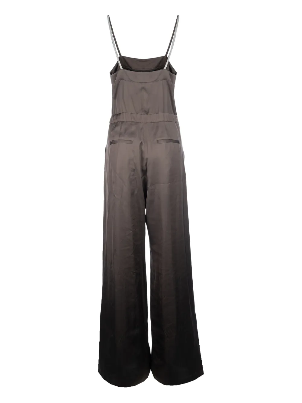 Peserico Jumpsuit met ceintuur Bruin