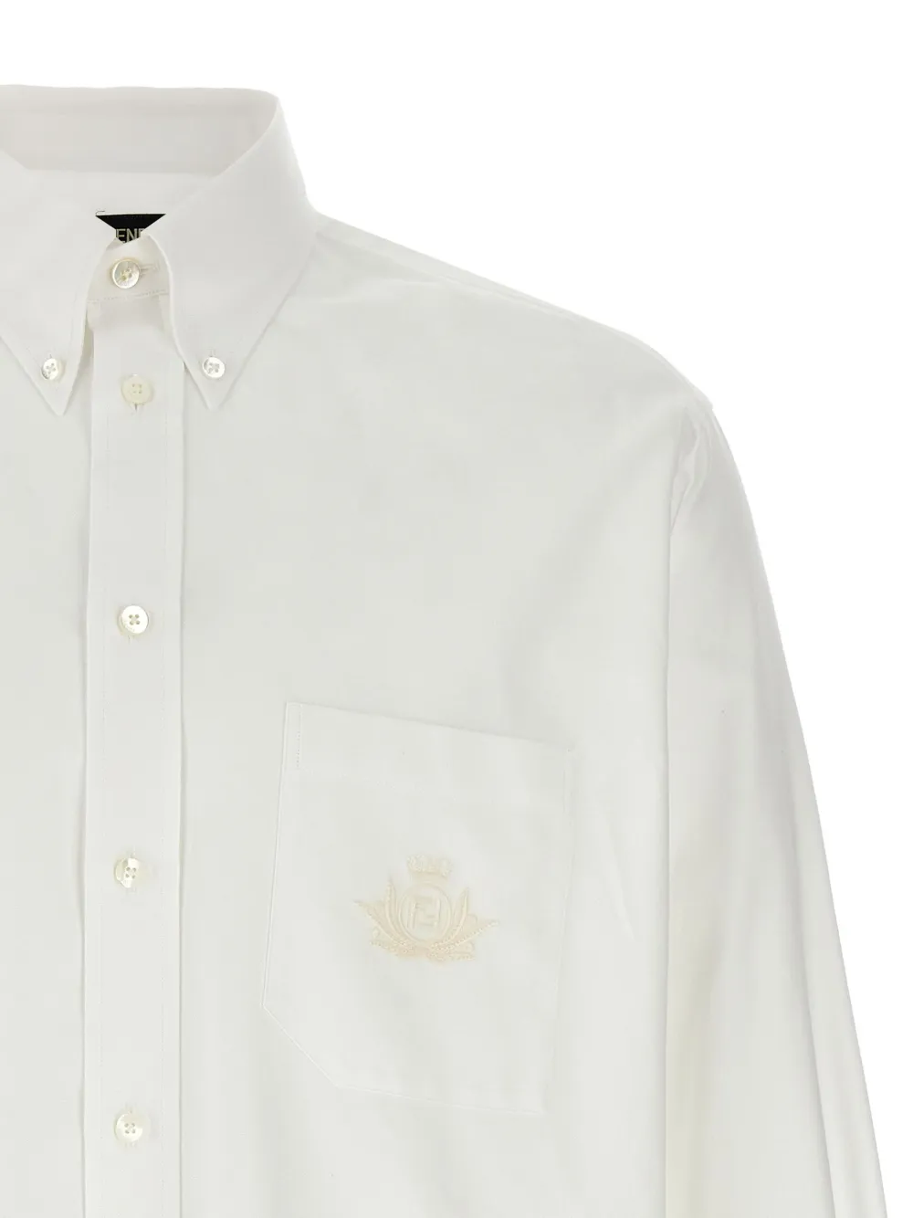FENDI Crest overhemd Wit