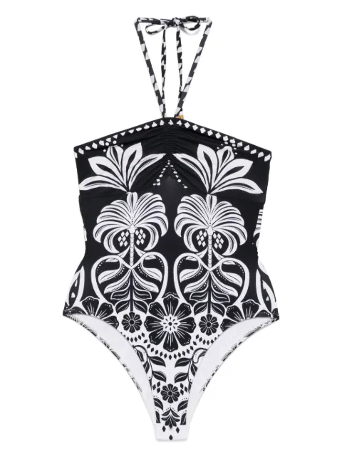 FARM Rio flower leopards one-piece