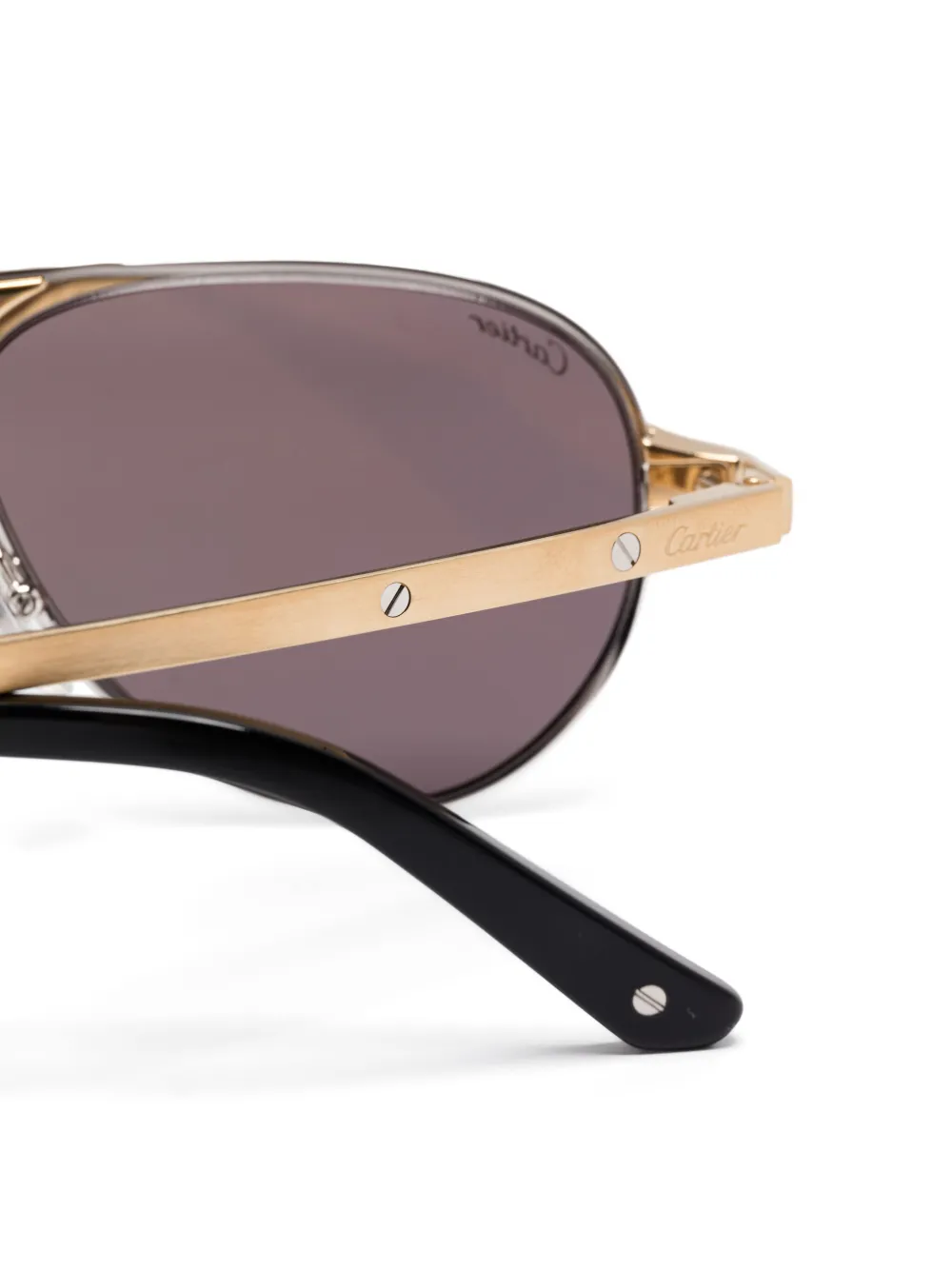 Cartier Eyewear Santos de Cartier zonnebril Zilver