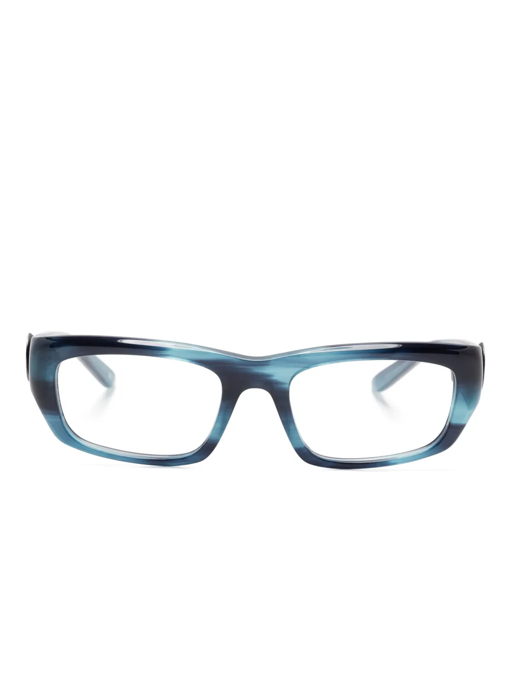 Balenciaga lentes con armazón rectangular | azul | Image 1
