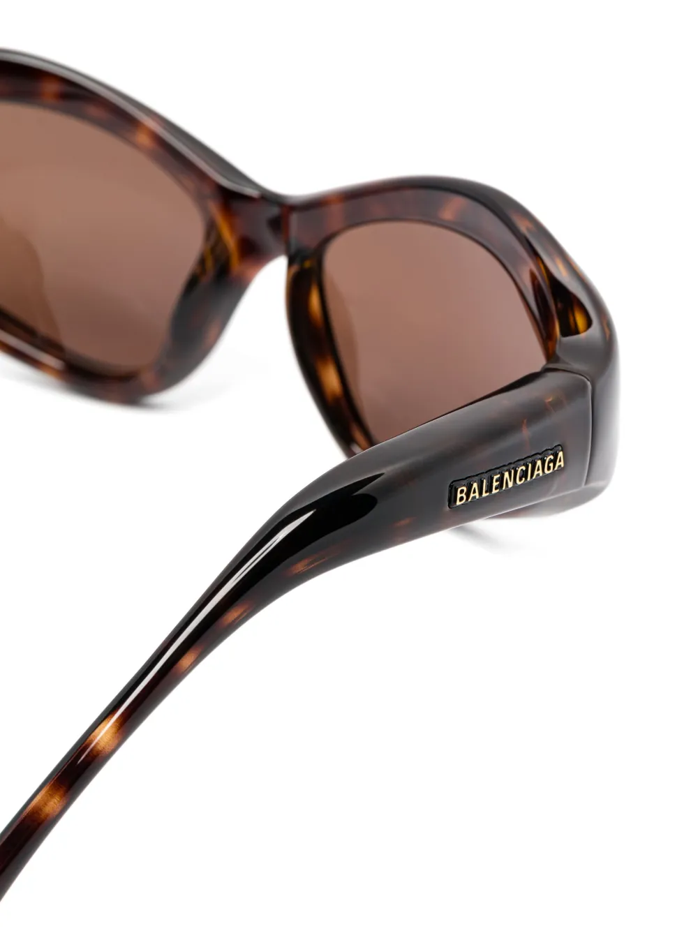 Balenciaga Eyewear Orbit Cat zonnebril Bruin