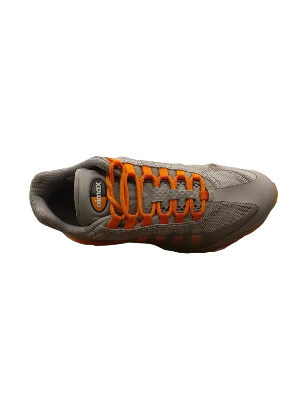 Nike Kids Air Max 95 "Grey Orange Silver" sneakers