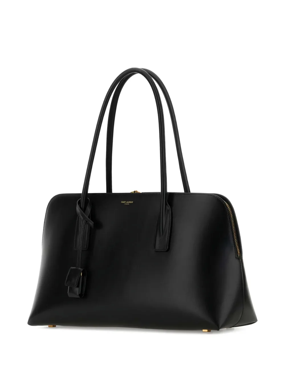 Saint Laurent Leren shopper Zwart