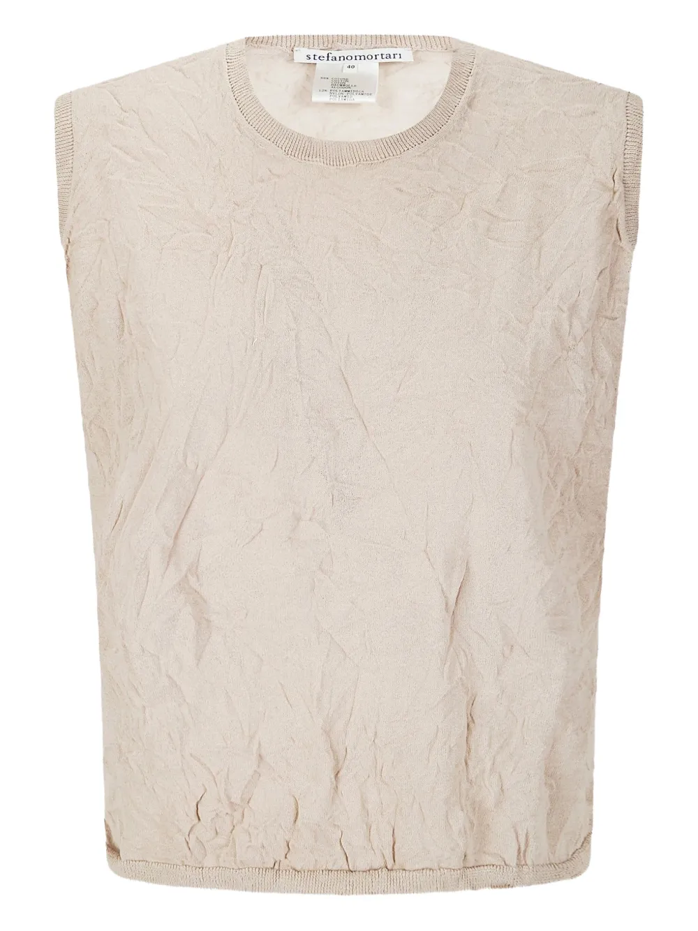 STEFANO MORTARI SLEEVELESS TANK TOP