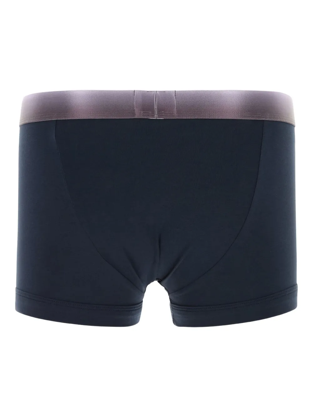 Emporio Armani Katoenen boxershorts met logodetail Blauw