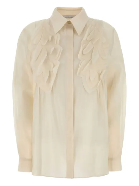 Alberta Ferretti camisa con apliques