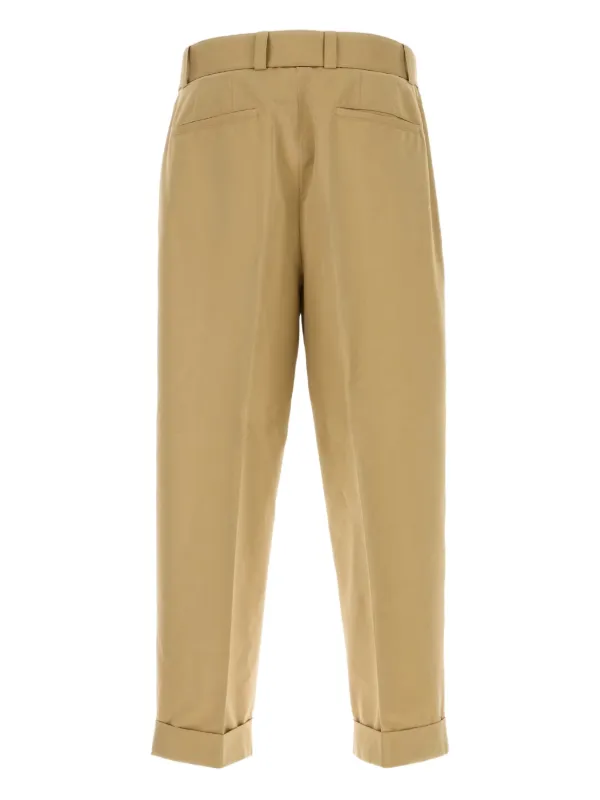 JIL SANDER チノパン Jil Sander ベルテッド チノパンツ | ニュートラル | FARFETCH JP